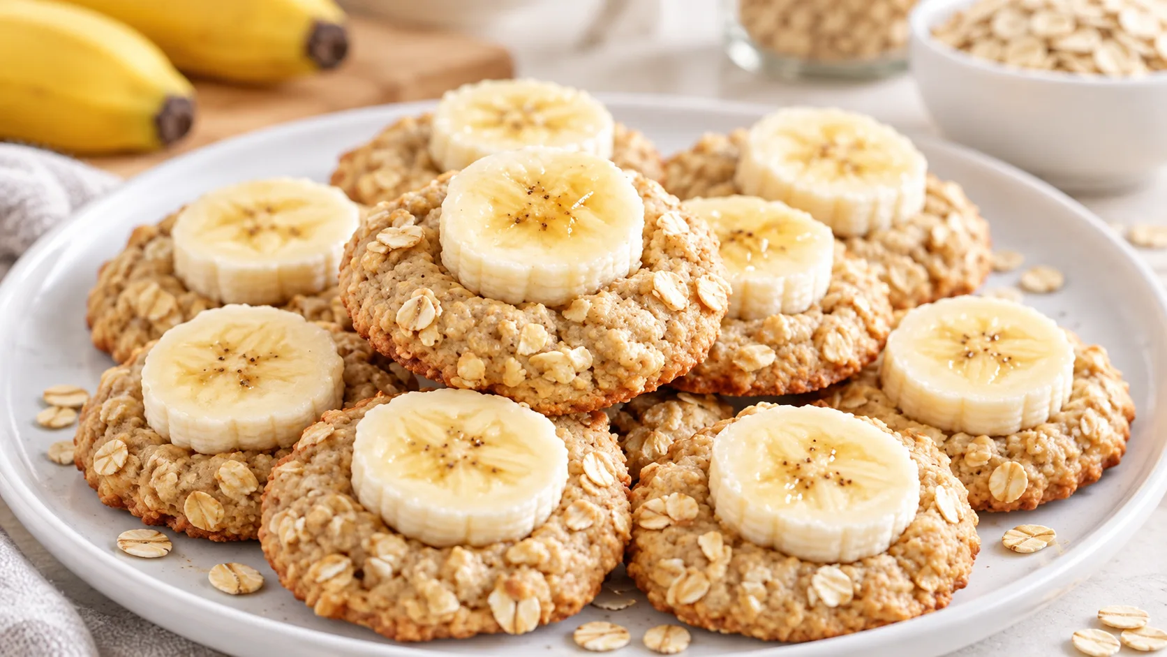 Biscoitos de Aveia e Banana